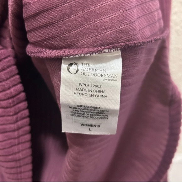 The American Outdoorsman Women's Ottoman Stripe Pullover NWOT Large - Picture 7 of 8